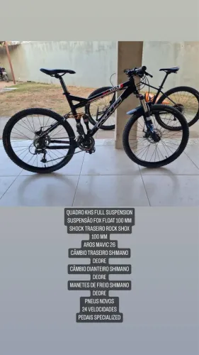 BICICLETA KHS Full Suspension