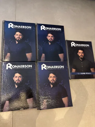 Livros Cursinho Matemática Ronaebson 2025