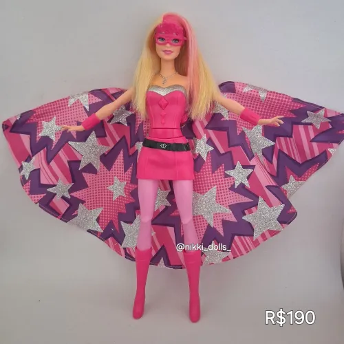 Kara Barbie Super Princesa Boneca super heroína 
