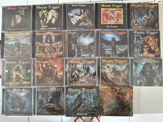 CDs Grave Digger Coleção