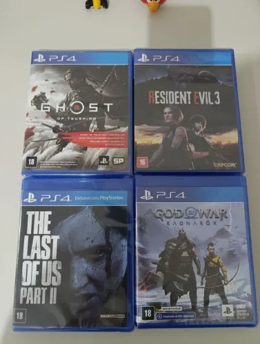 Lote jogos lacrados de PS4