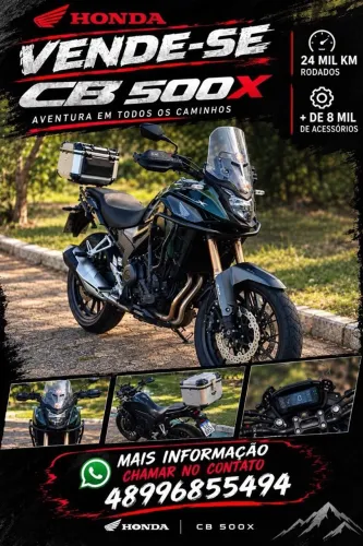 vendo moto cb500x