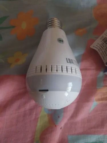 Câmera segurança lâmpada IP