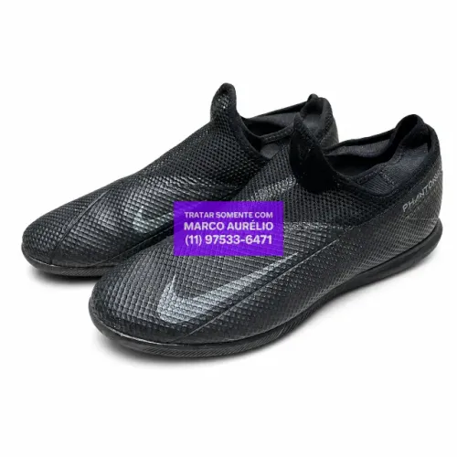 Chuteira Futsal Nike Phantom VSN 2 Academy DF IC Adulto Tamanho 42 - Excelente Estado - R$