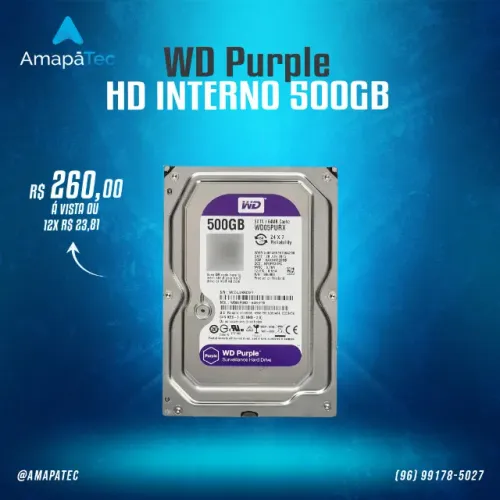 HD 500GB WD Purple