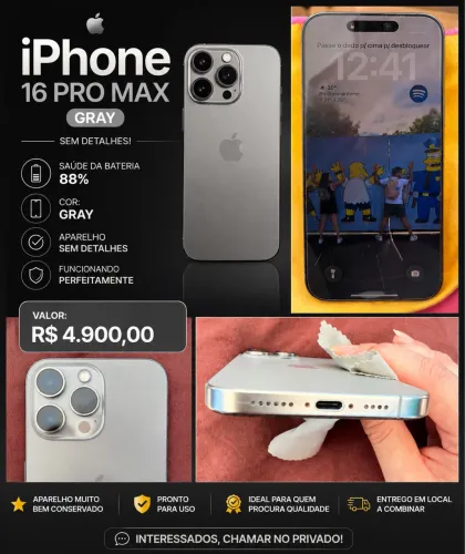 IPHONE 16 PRO MAX
