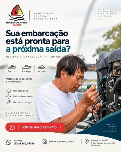 Manutenção Náutica - Barcos, Lanchas, Jet Skis e Motores