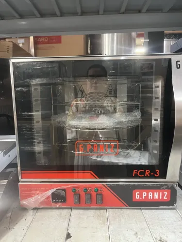 FORNO CONVECTOR ROTATIVO ELÉTRICO G.PANIZ FCR-3 INOX 220V