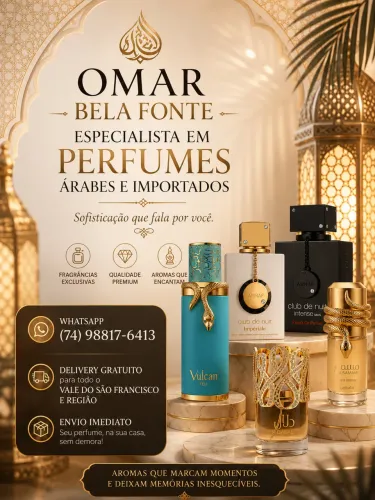 Especialista em Perfumes Árabes e Importados