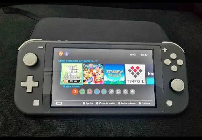 Nintendo switch lite desbloqueado