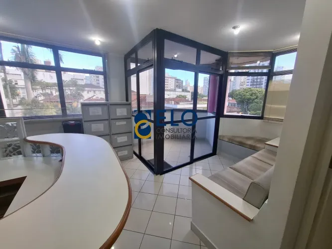R$ 290.000,00 mil. Sala comercial de alto padrão no Boqueirão, Santos-SP: 2 salas, 2 banhe