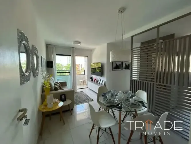 EM-Edf. Adaucto José de Melo | Apartamento 2 quartos (1 suíte) 48m² | Varanda.
