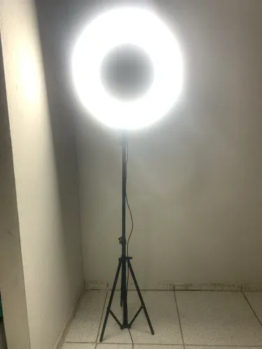 ring light 45cm com regulador de temperatura