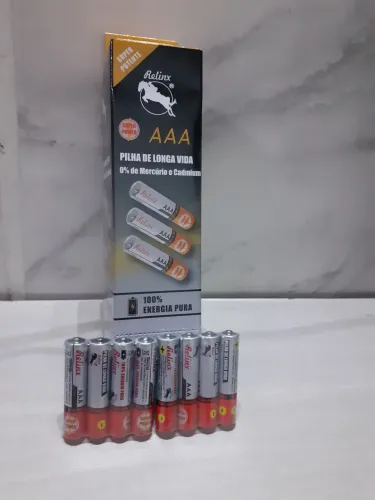 Pilha relinx aaa palito super power