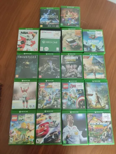 18 jogos originais de xbox one ( preço negociável )