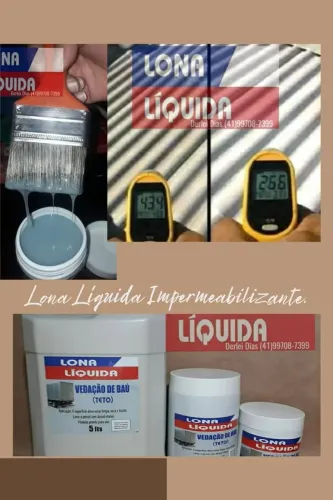 Lona Líquida Impermeabilizante para Baús, Carretas, Calhas, Lajes, Madeiras, MotorHome
