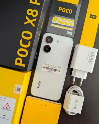 Celular Poco X8 Pro 512GB 8GB RAM Branco Global NFC