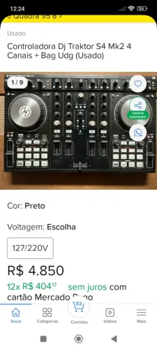 Vendo ou troco Ddj Traktor s4 mk2 