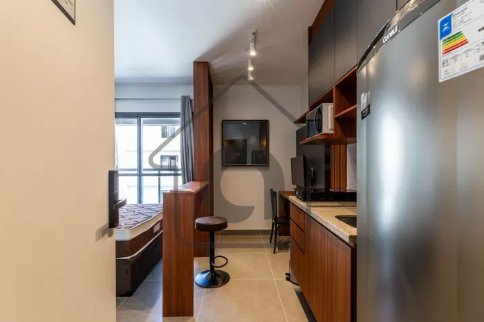 Studio para locação no coração de São Paulo: Jardim Paulista! 1 quarto, 1 banheiro, 28m² d