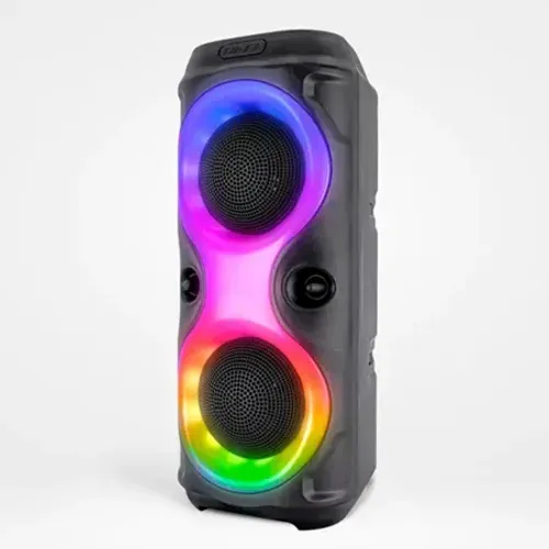 Caixa de som Bluetooth Portátil Com Led RGB Portátil FM USB TWS 30W Para Praia, Festa ou V