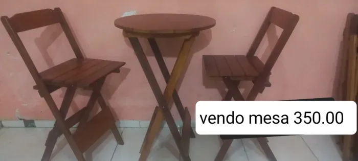 Mesa bistro 2 cadeiras