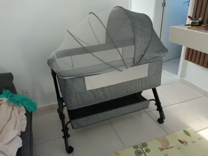 Berço Moisés Cinza - 5 meses de uso