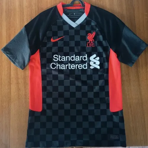 camisa original 2020 liverpool preta third nike tamanho p