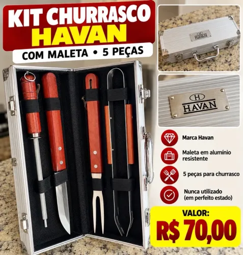 Kit churrasco Havan