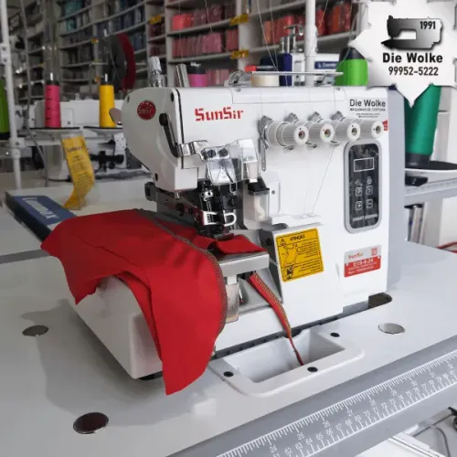 Máquina de Costura Overlock 4 Fios Direct Drive Sunsir E1S