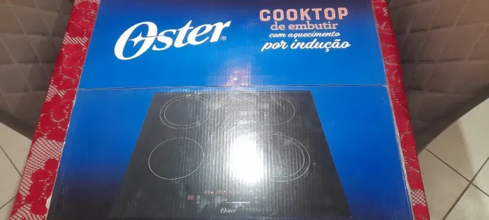Cooktop de embutir com aquecimento por indução