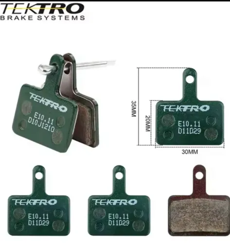 2 Par TEKTRO E10.11 Pastilhas de freio a disco MTB/Road