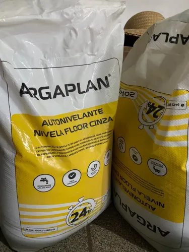 3 Argamassas Niveladoras Floor Cinza 20 Kg - Argaplan