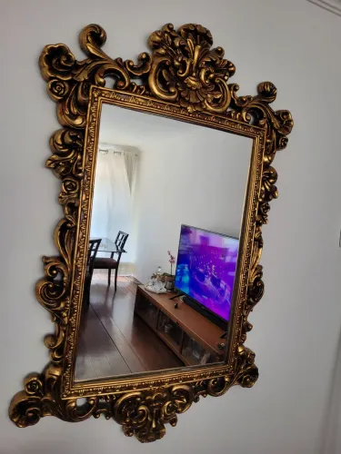 Espelho Clássico Dourado 