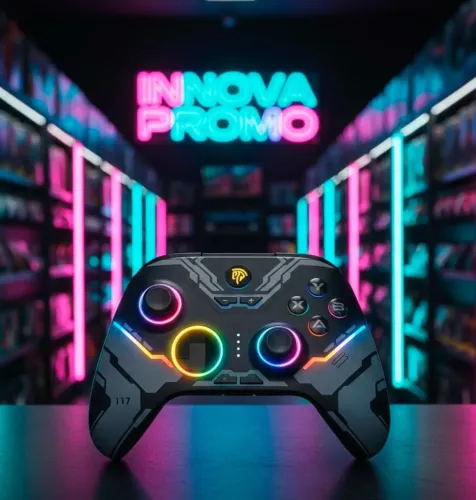 CONTROLE SEM FIO EASYSMX X15 - PRETO NOVO/LACRADO