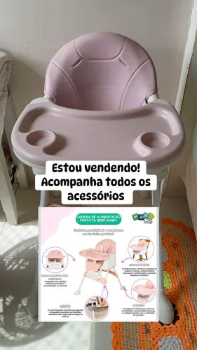 Cadeira alimentação de bebê