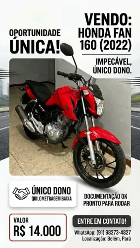 Honda CG 160 FAN Flex 2022