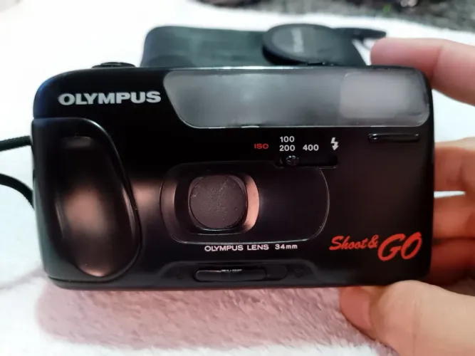 Câmera analógico OLYMPUS SHOT & GO/VENDA SEM GARANTIA!
