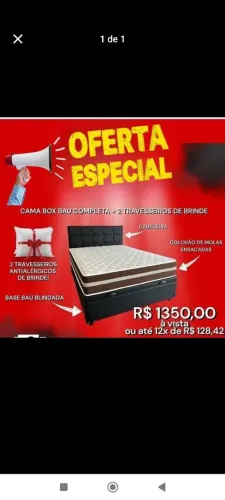 Cama casal completa 