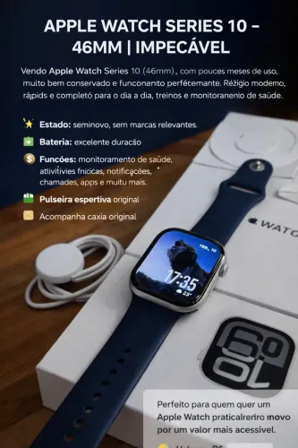 ? APPLE WATCH SERIES 10 - 46MM | IMPECÁVEL