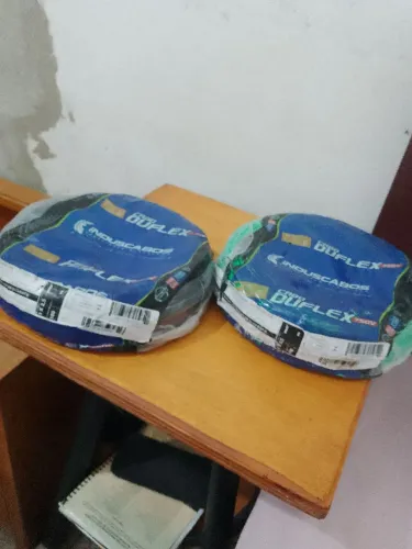 Cabinho 250 com 100 metros, 1 verde e 1 preto 