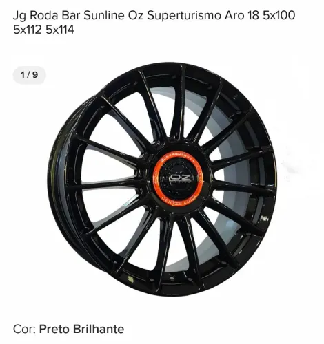 Rodas 18 com pneus 96%
