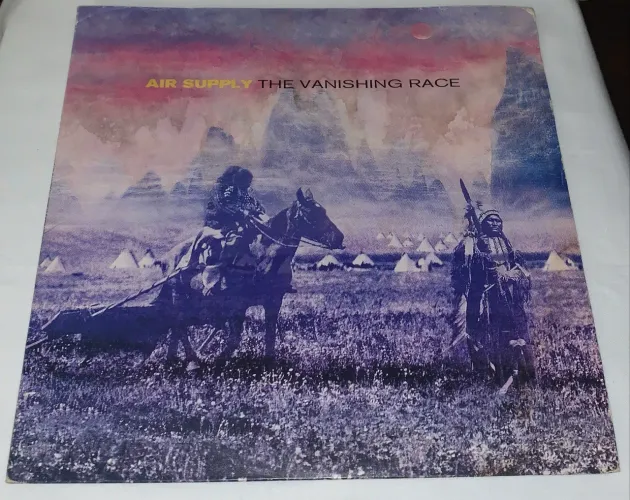 vinil Air Supply The Vanishing Race raro com carta convite exclusiva veja as fotos