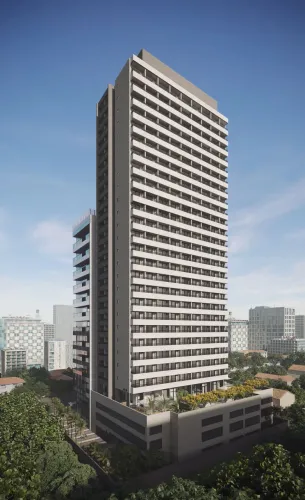 Studio no Today Faria Lima com ótima localização Andar Alto - São Paulo/SP