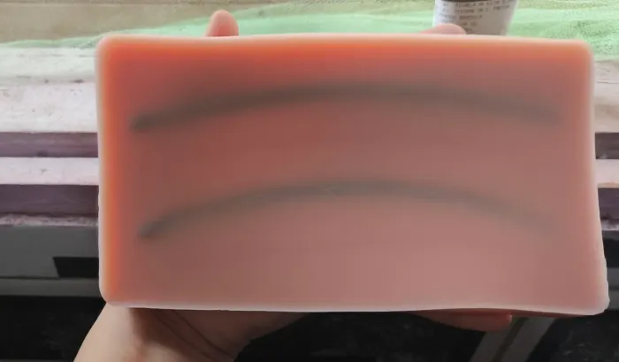 Simulador Almofada de Silicone 3 Camadas para Treino de Injeção e Punção Venosa