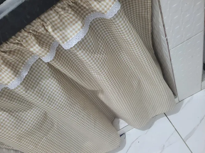 Cortina para pia de cozinha