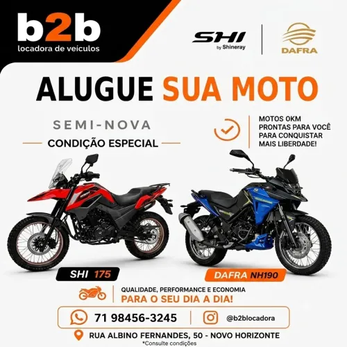 Aluguel de Moto com Opção de Compra