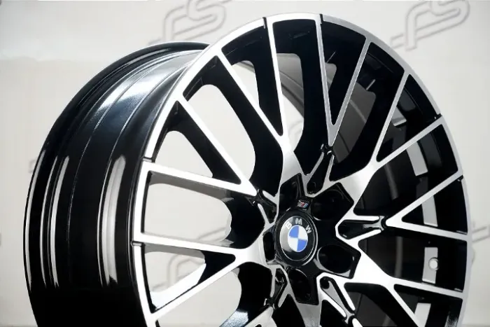 Jogo De Rodas Bmw M2 Competition Preto Diamantado 5x112 - 20x8,5
