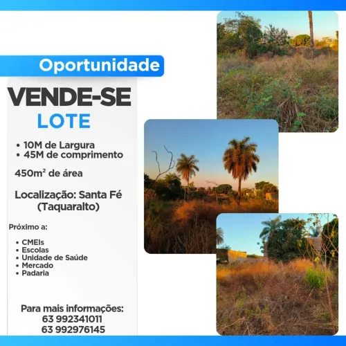 Oportunidade! Terreno 450 m² com Documentação Regular - Santa Fé
