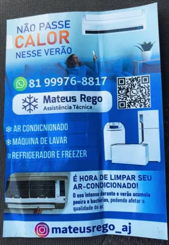 Serviços de Refrigeração,ar condicionado e Máquina de lavar