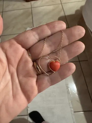 Linda gargantilha ouro 18k